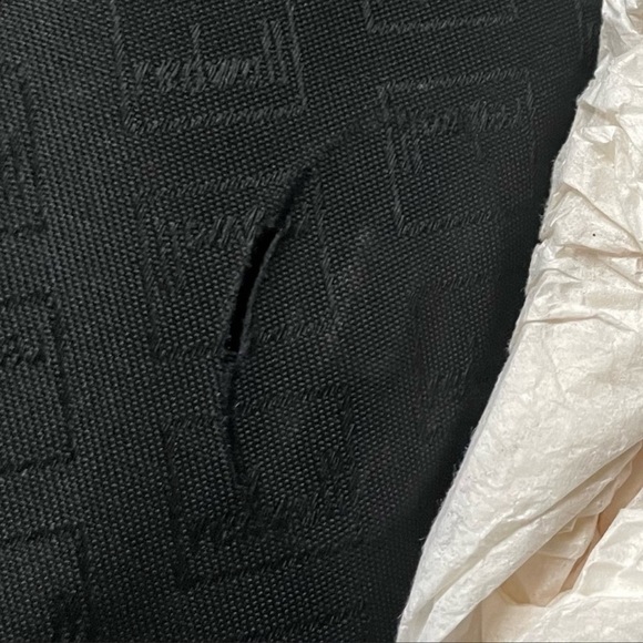 𝅺vintage authentic Moschino gold letter top handle handbag purse satchel couture - Picture 7 of 13